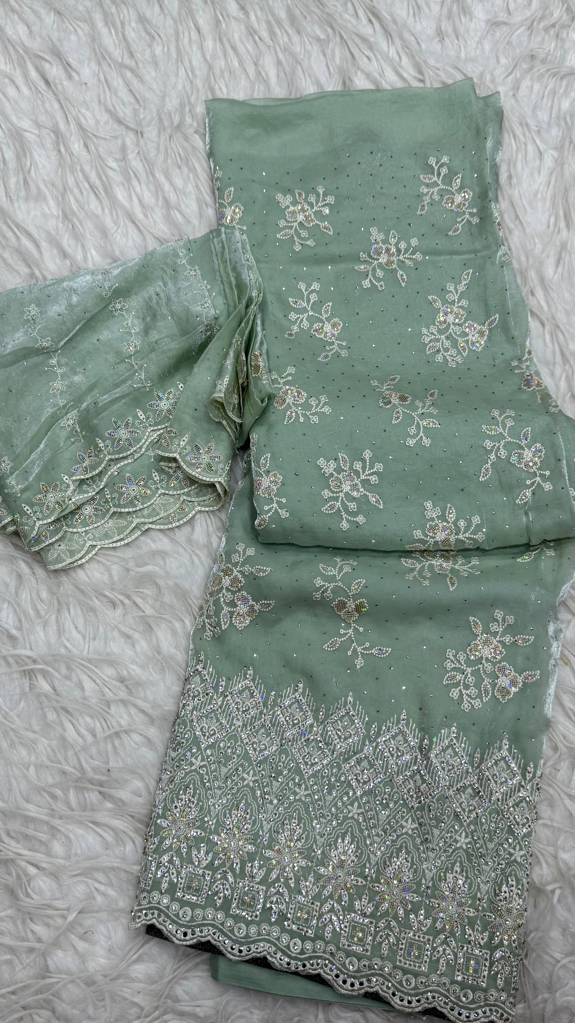 Party Wear 3Pc Dress Material