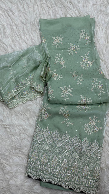 Party Wear 3Pc Dress Material