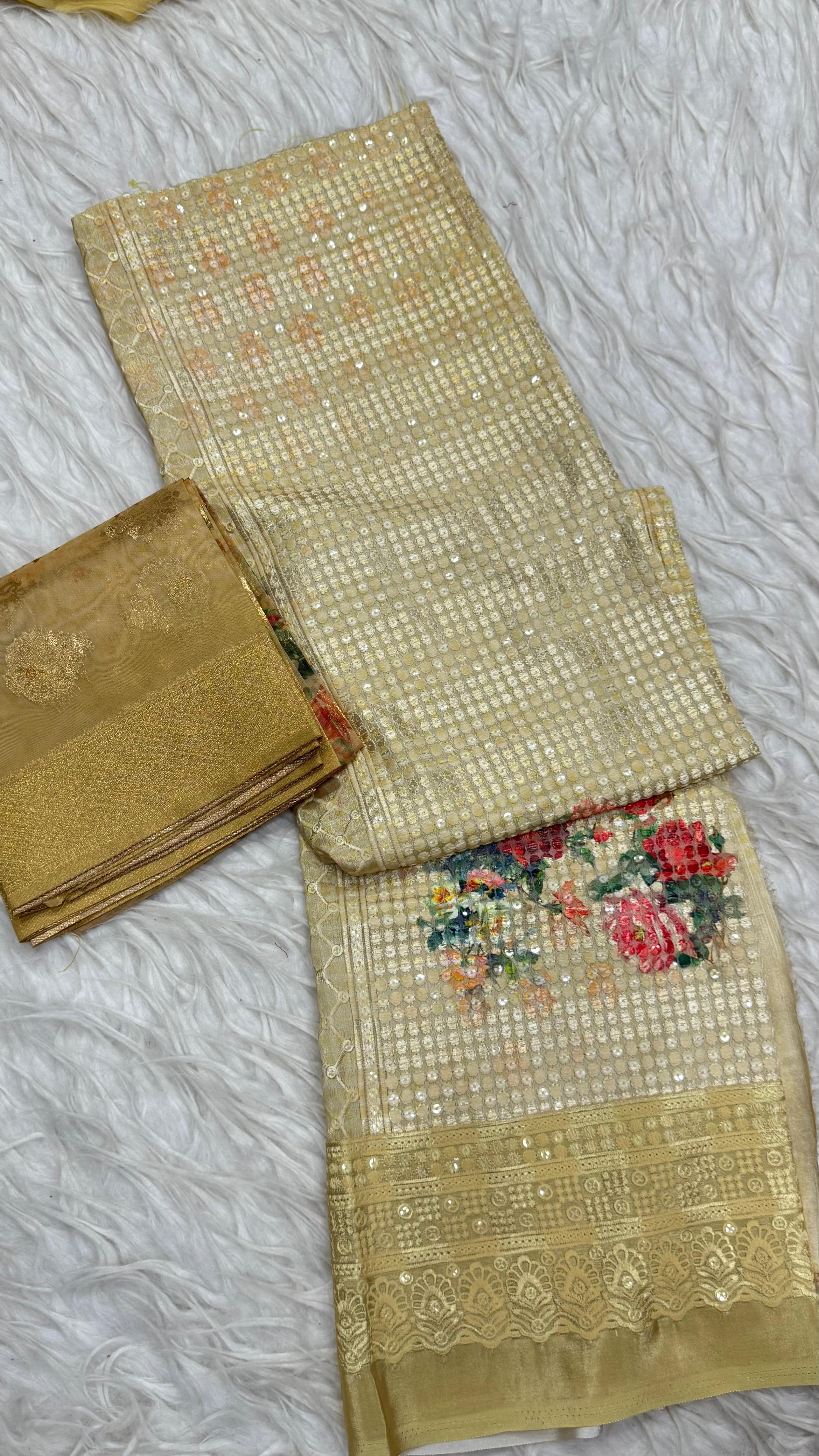 Party Wear 3Pc Dress Material
