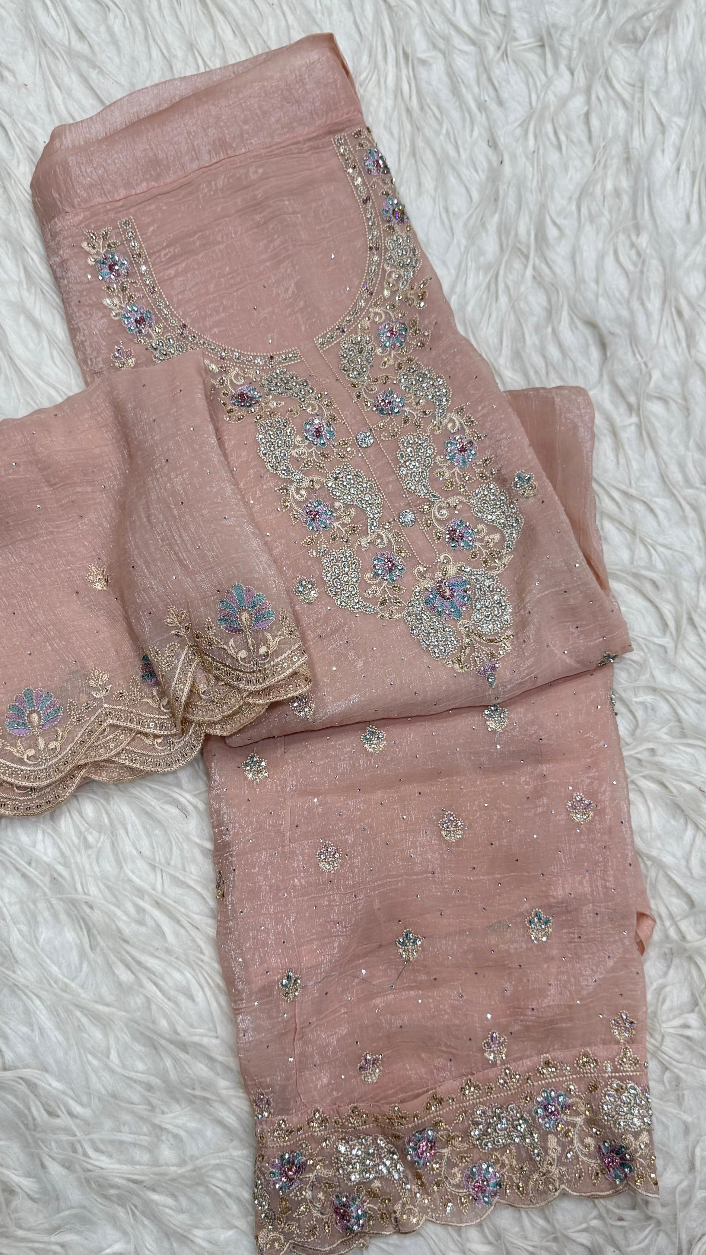 Party Wear 3Pc Dress Material