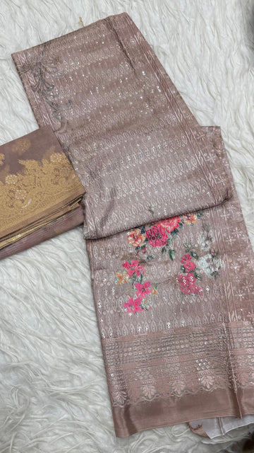 Party Wear 3Pc Dress Material