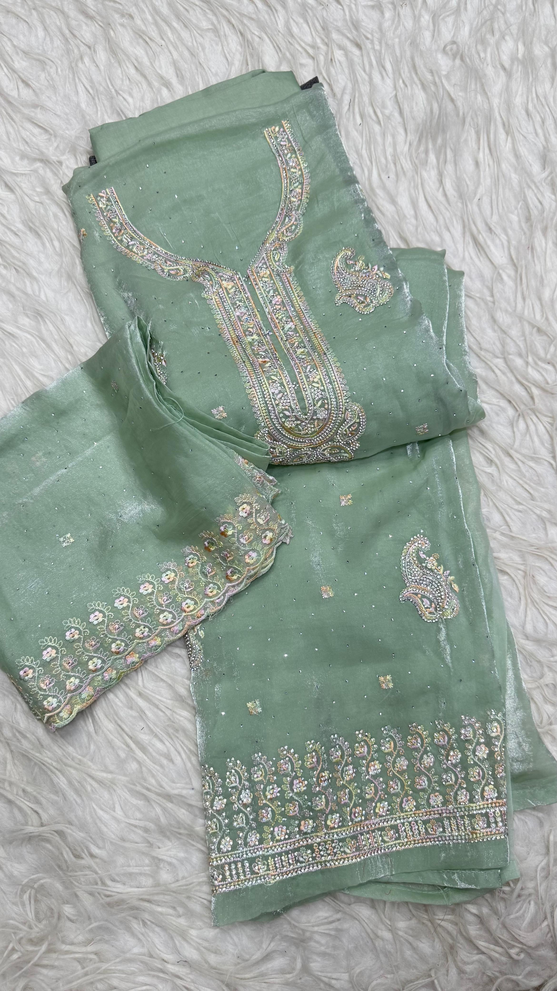 Party Wear 3Pc Dress Material