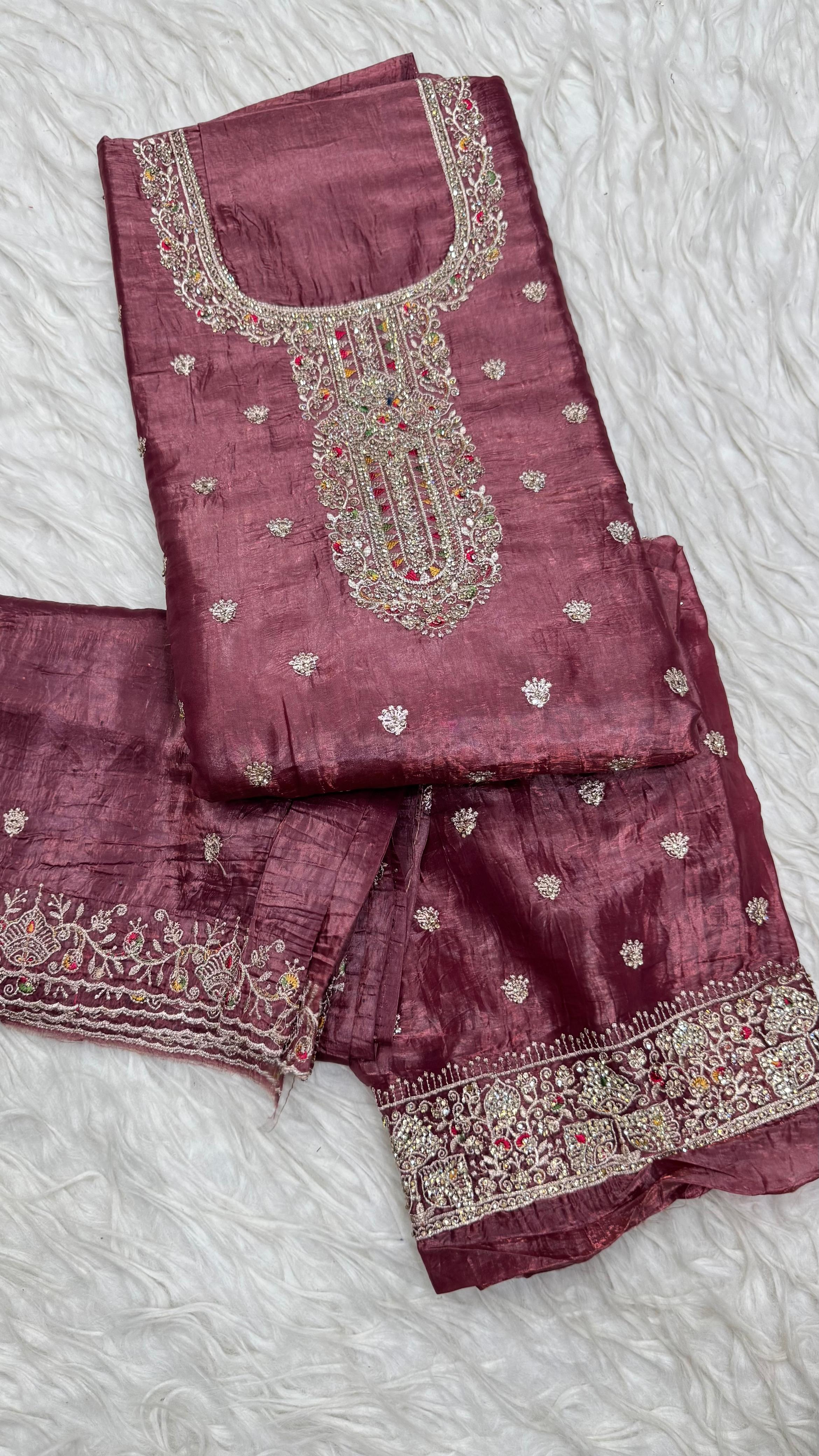 Party Wear 3Pc Dress Material