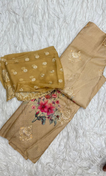 Party Wear 3Pc Dress Material