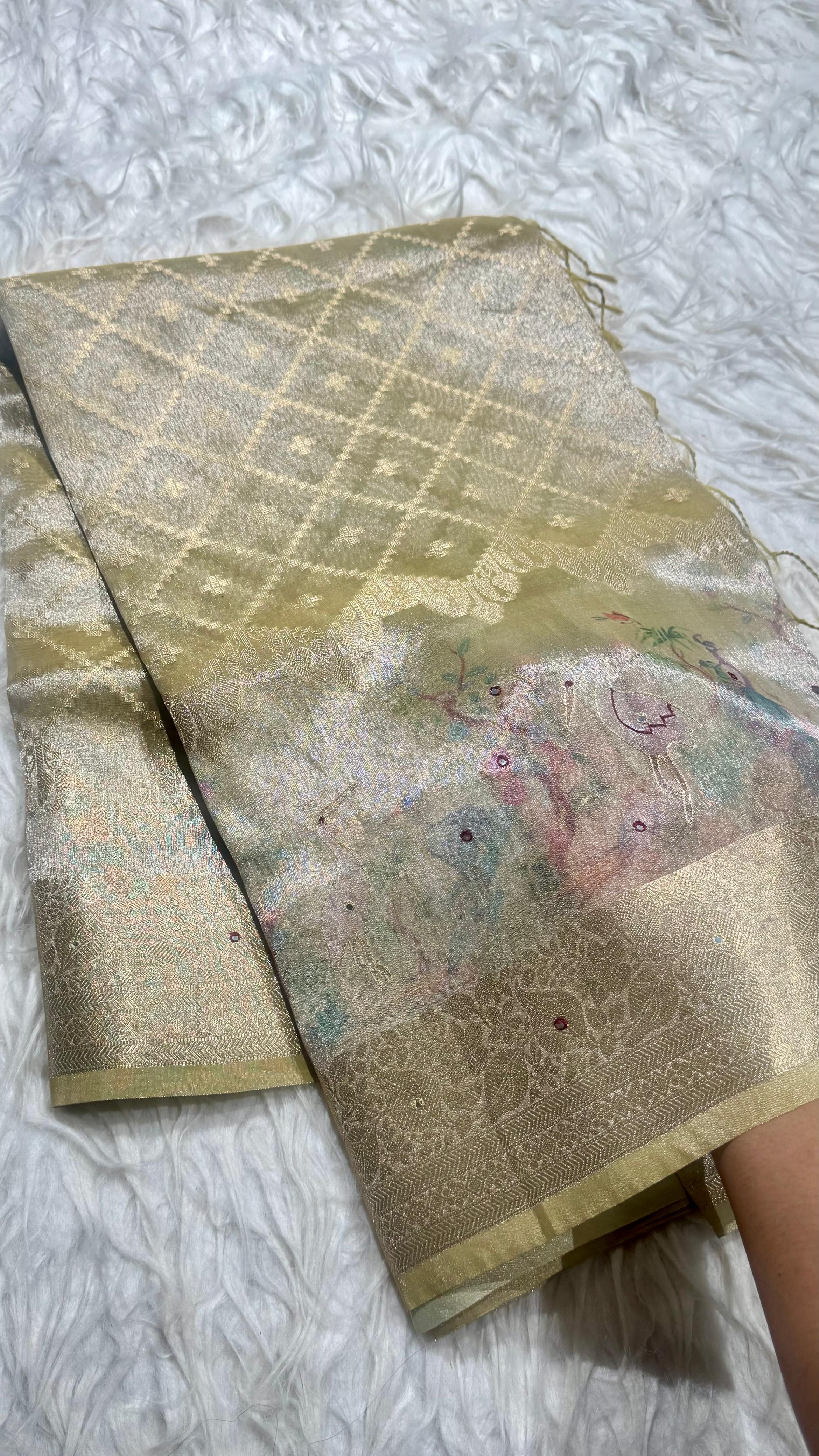 Soft Tissue Saree