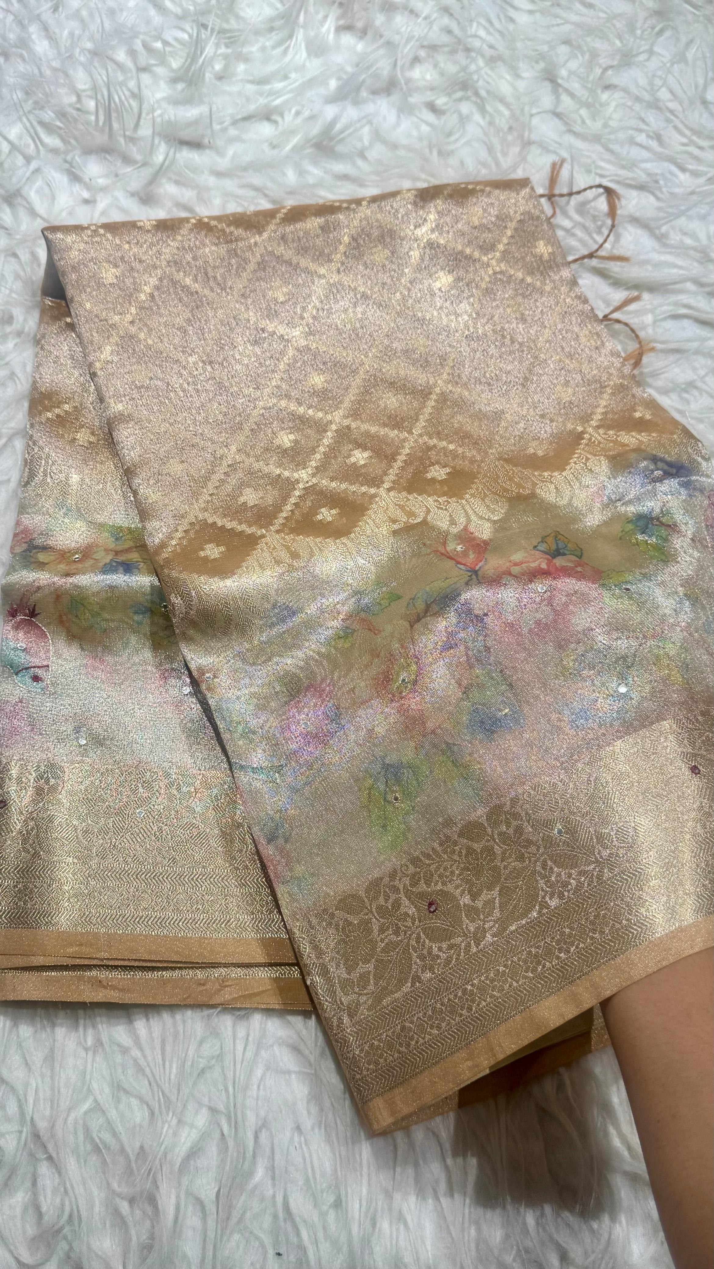 Soft Tissue Saree