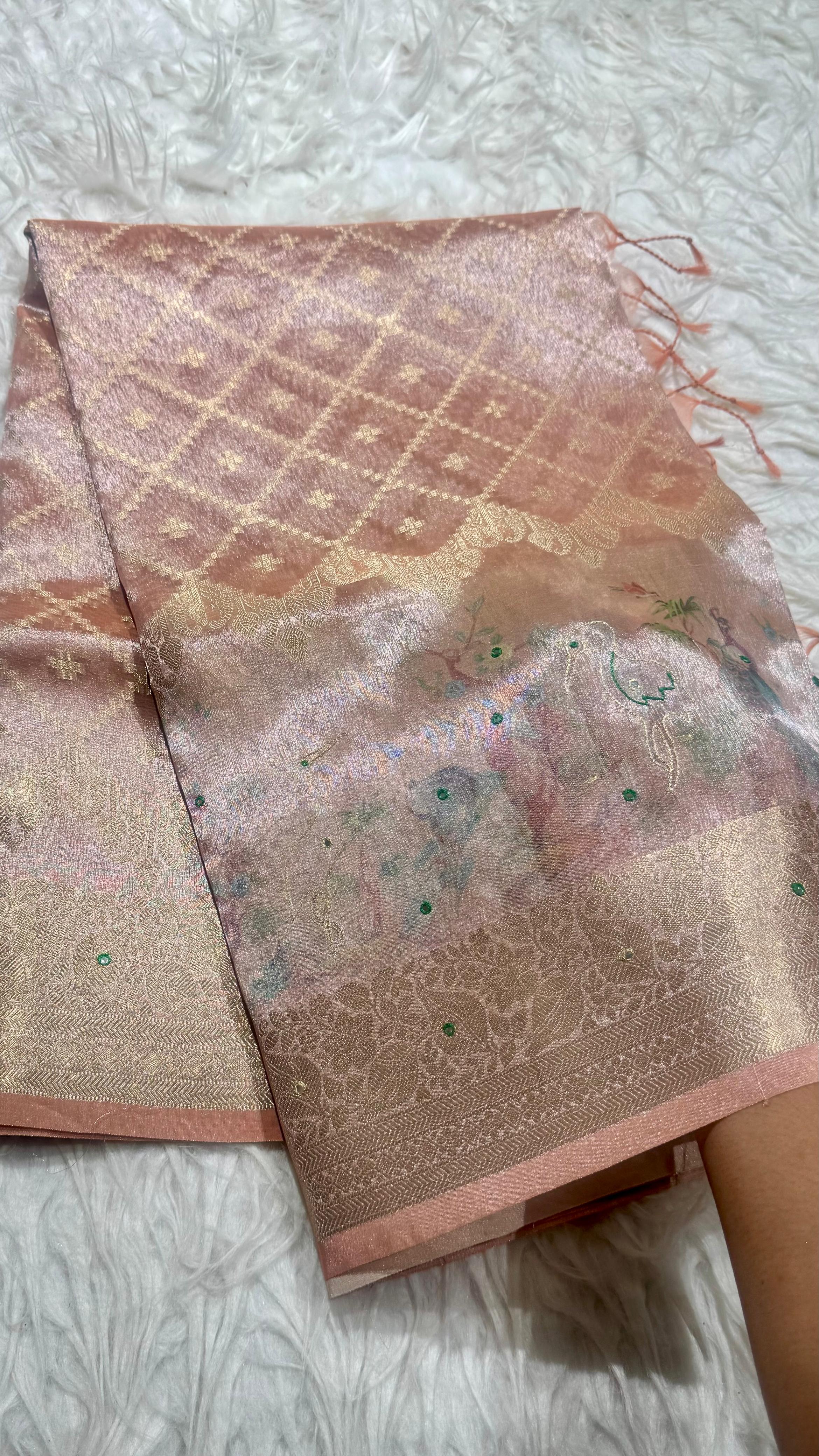Soft Tissue Saree