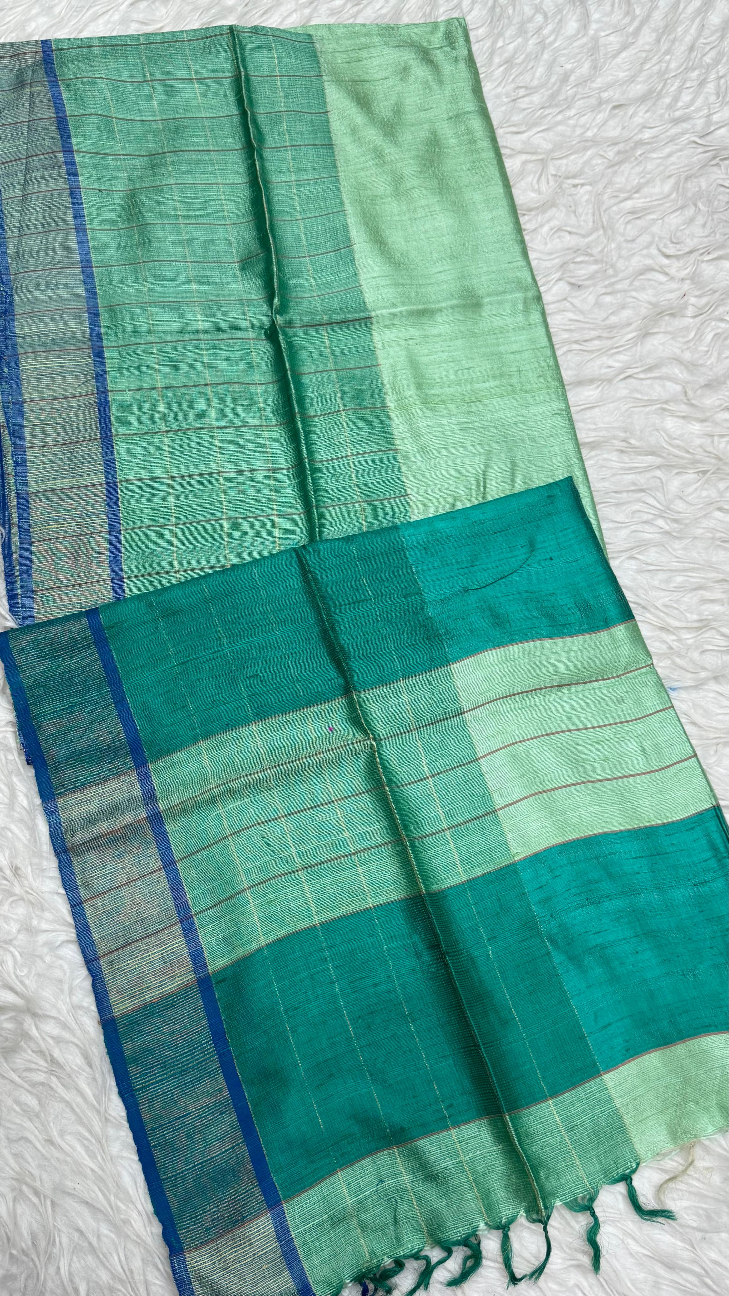 Pure Dupion  Saree