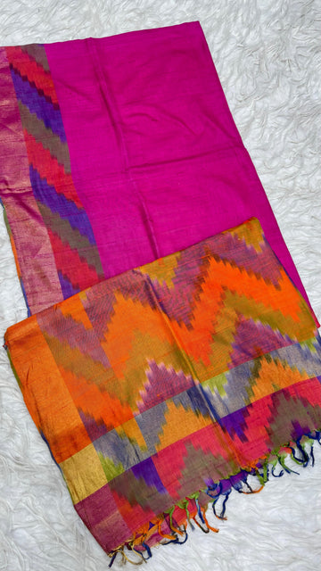 Pure Dupion  Saree