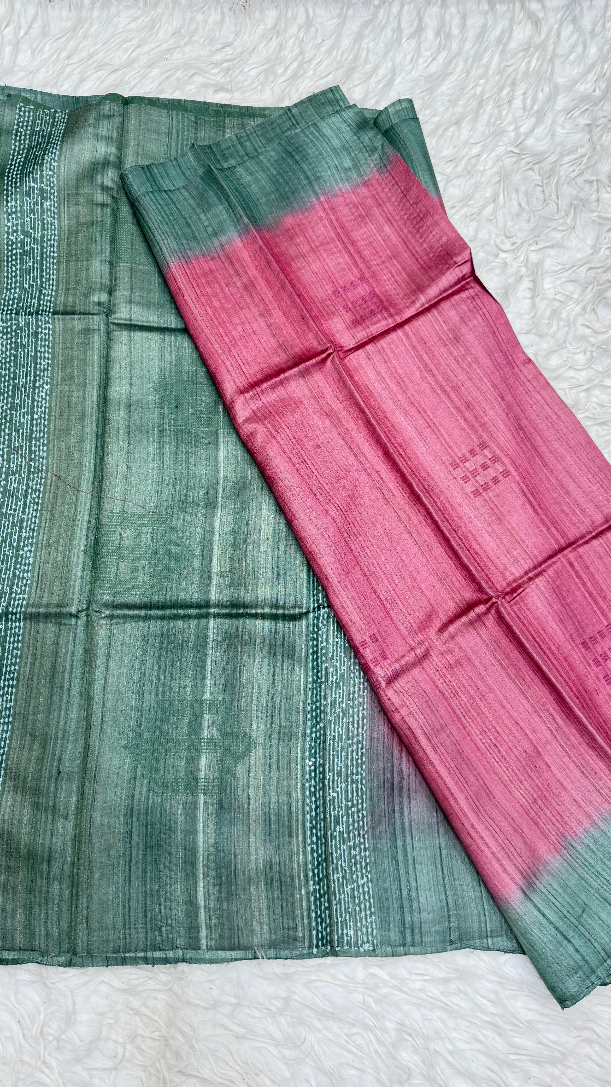Pure Dupion  Saree