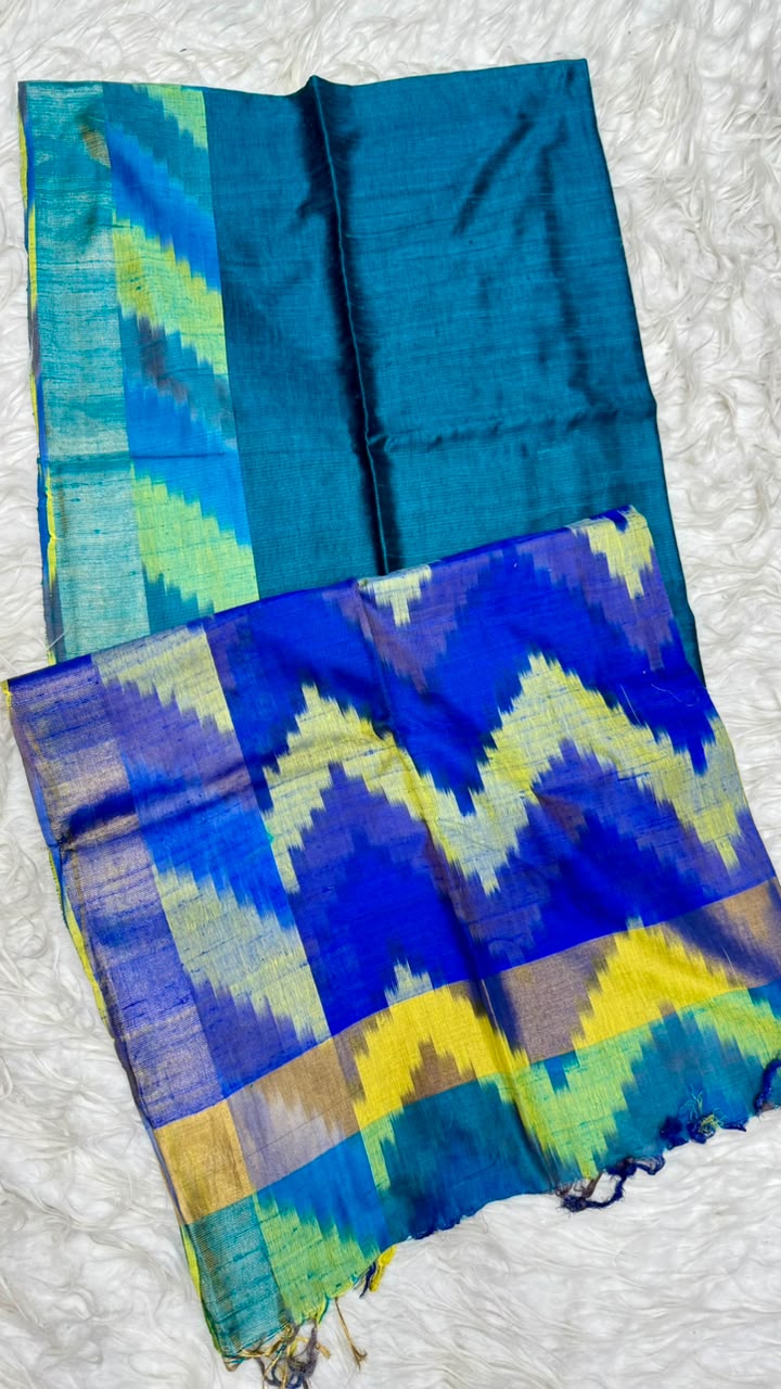 Pure Dupion  Saree