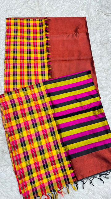 Pure Dupion  Saree