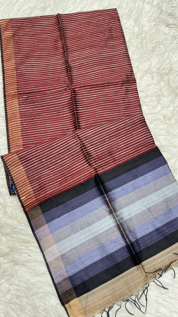 Pure Dupion  Saree