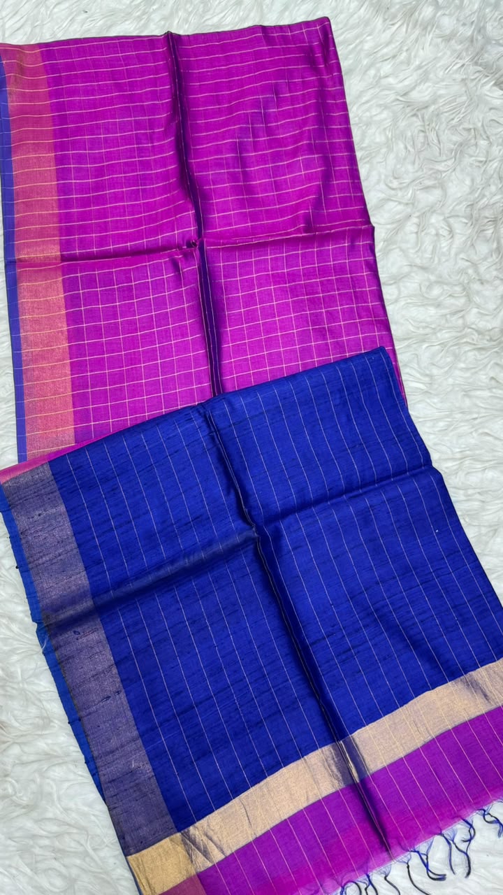 Pure Dupion  Saree