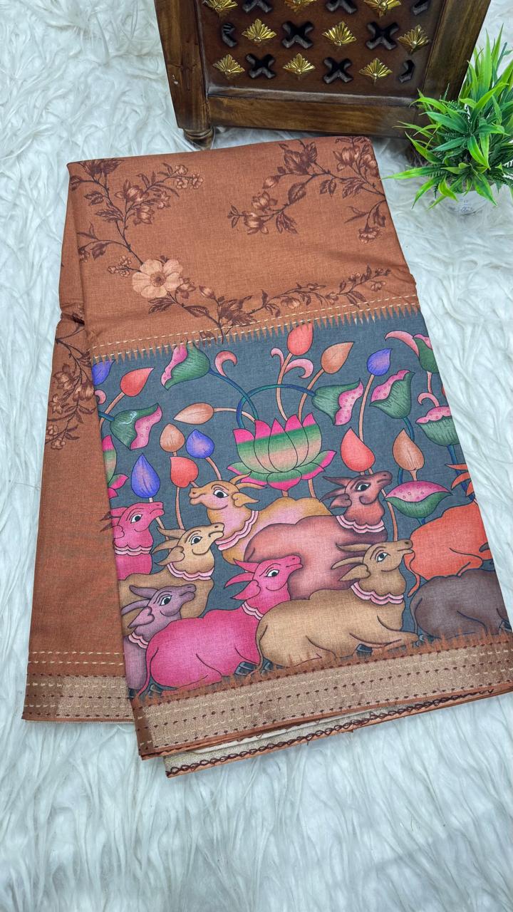Tusser Saree