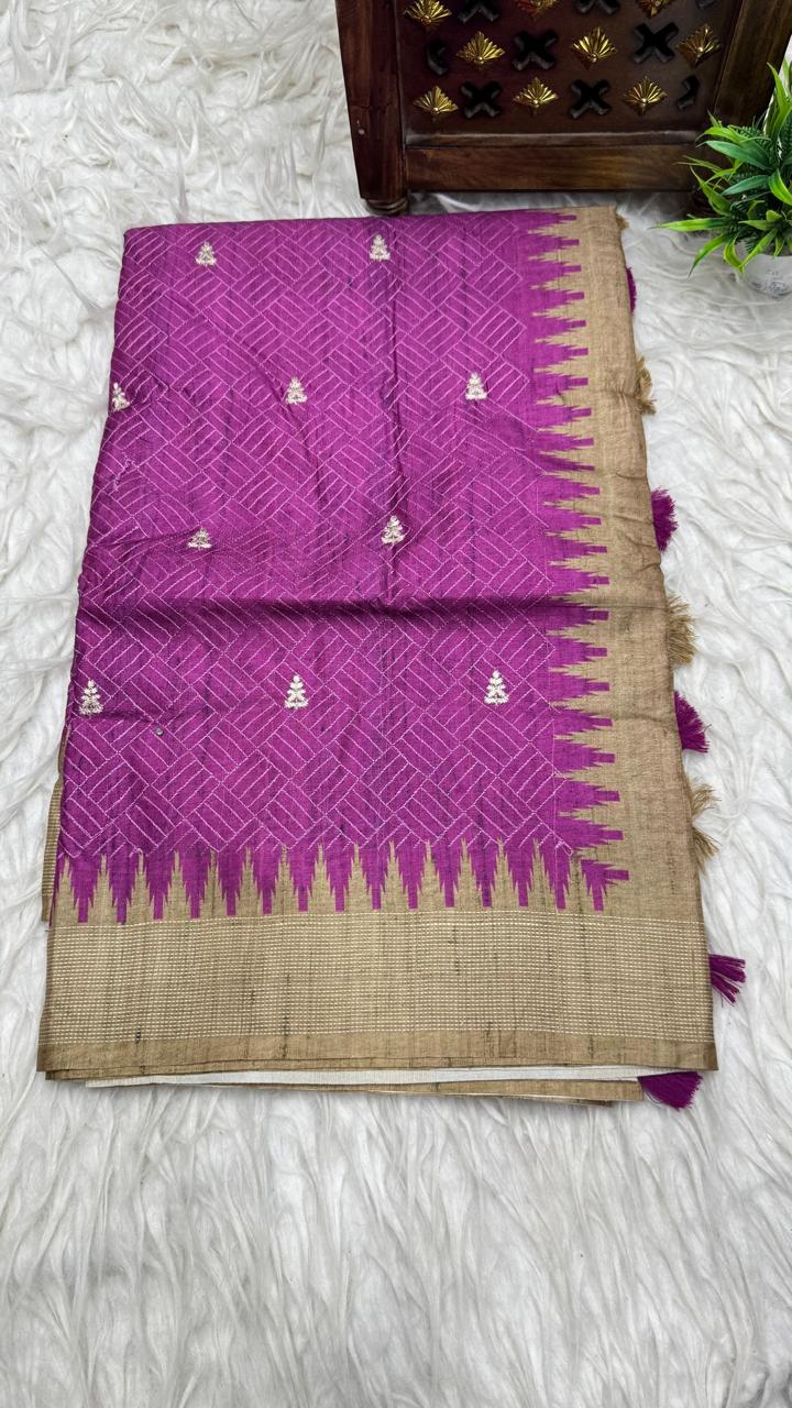 Tusser Saree