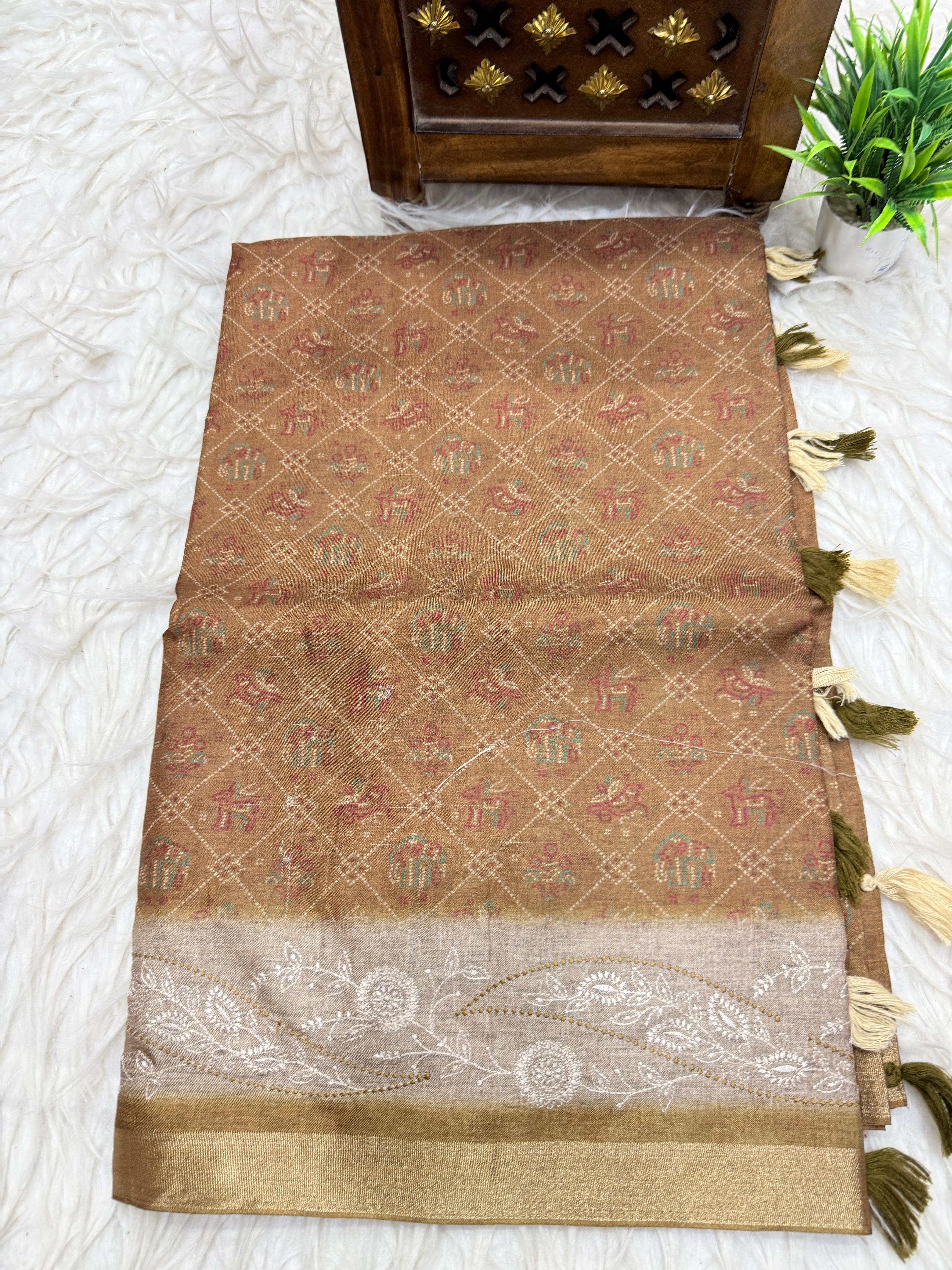 Tusser Saree