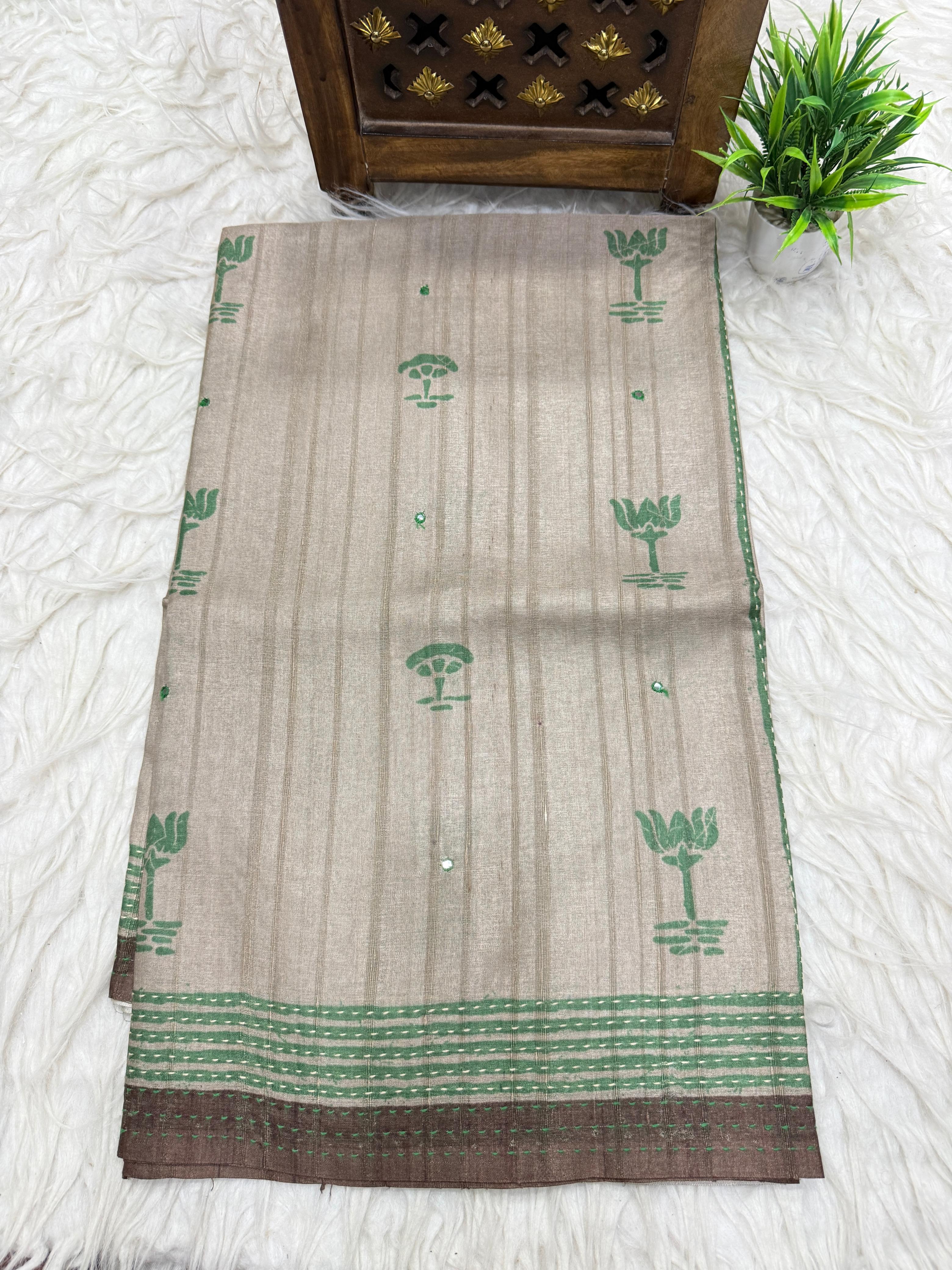 Tusser Saree