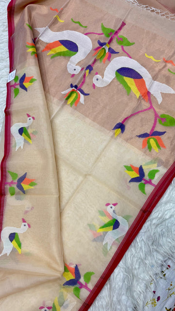 Maslin Jamdhani Saree