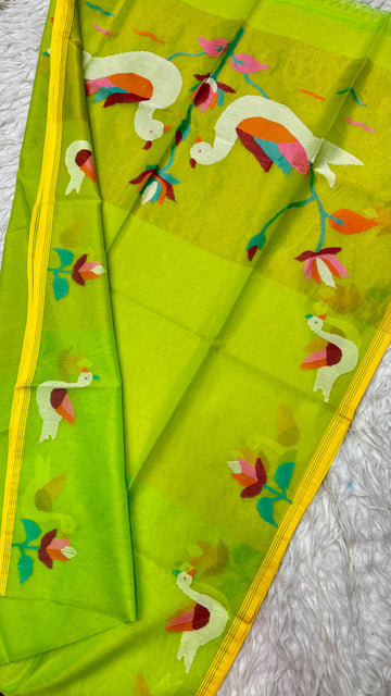 Maslin Jamdhani Saree
