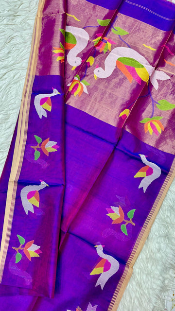 Maslin Jamdhani Saree