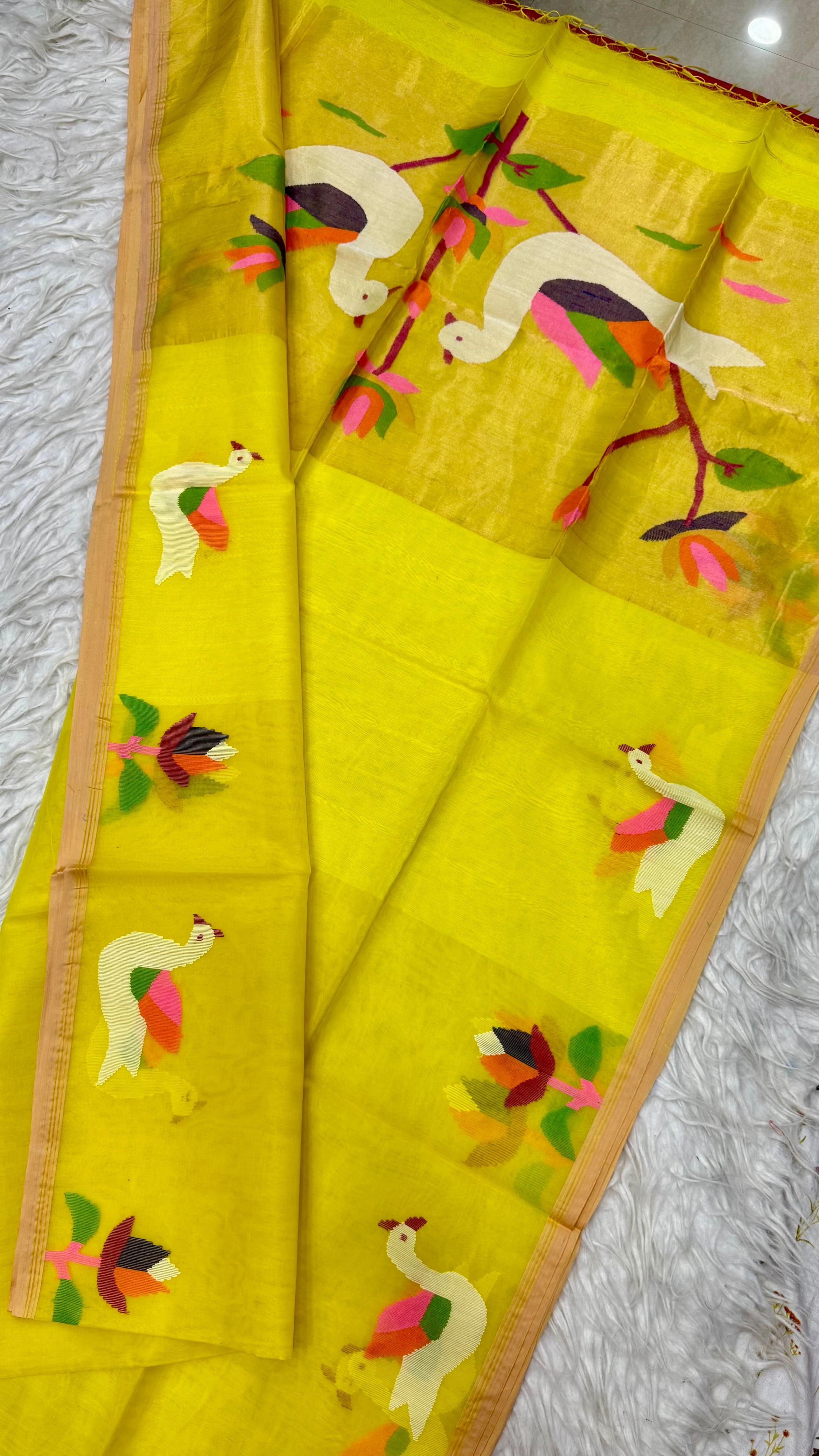 Maslin Jamdhani Saree