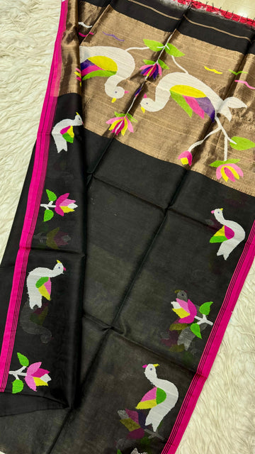 Maslin Jamdhani Saree