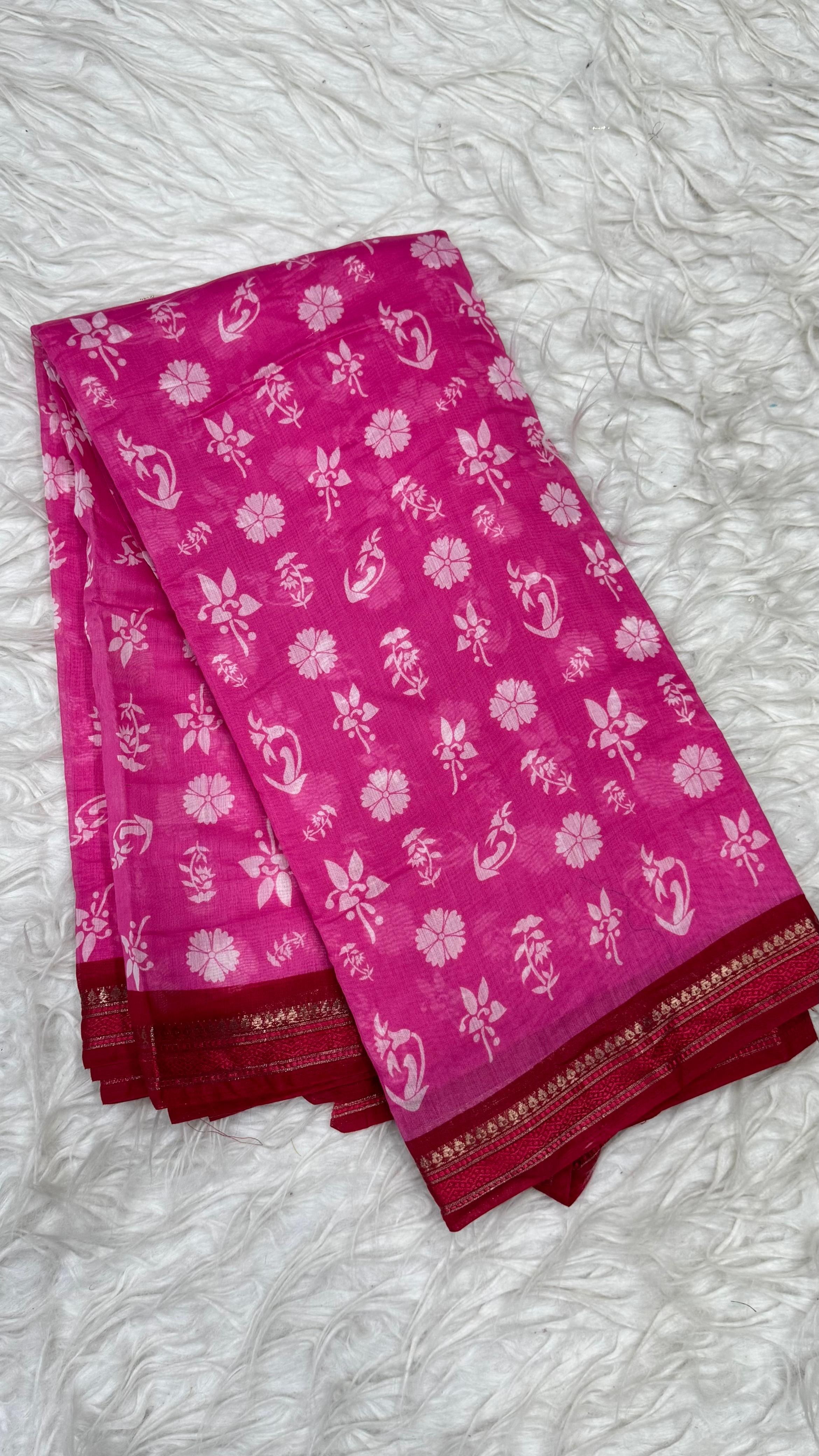 Maheshwari Silk Saree