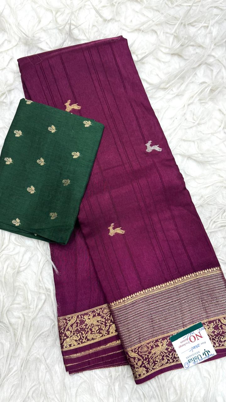 Benarasi Sponge Silk Saree