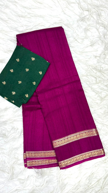Benarasi Sponge Silk Saree