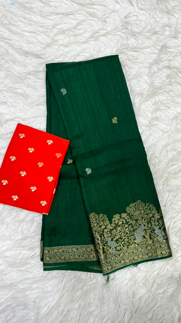 Benarasi Sponge Silk Saree