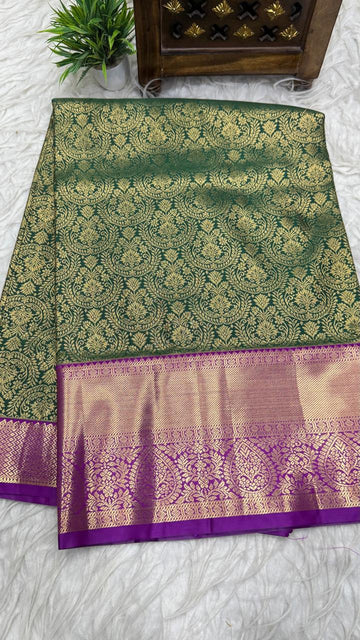 Double Ratium Dharmavaram Pattu Saree