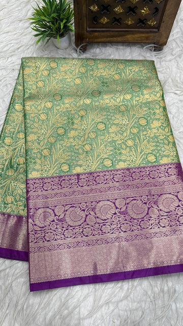 Double Ratium Dharmavaram Pattu Saree