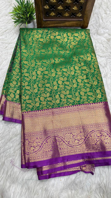 Double Ratium Dharmavaram Pattu Saree