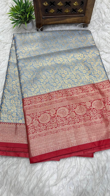 Double Ratium Dharmavaram Pattu Saree