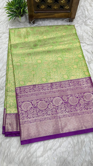 Double Ratium Dharmavaram Pattu Saree