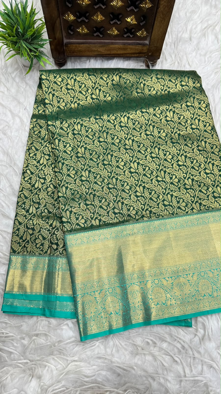 Double Ratium Dharmavaram Pattu Saree