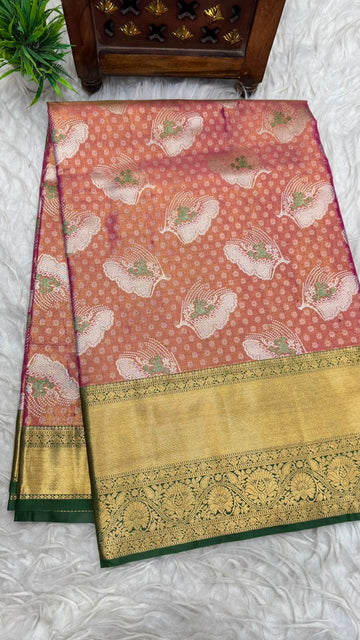 Double Ratium Dharmavaram Pattu Saree