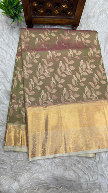 Double Ratium Dharmavaram Pattu Saree