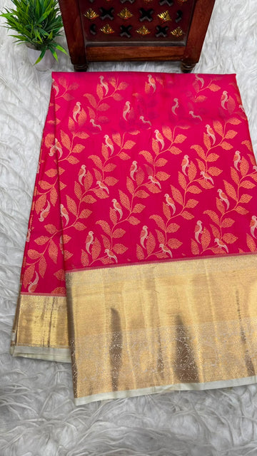 Double Ratium Dharmavaram Pattu Saree