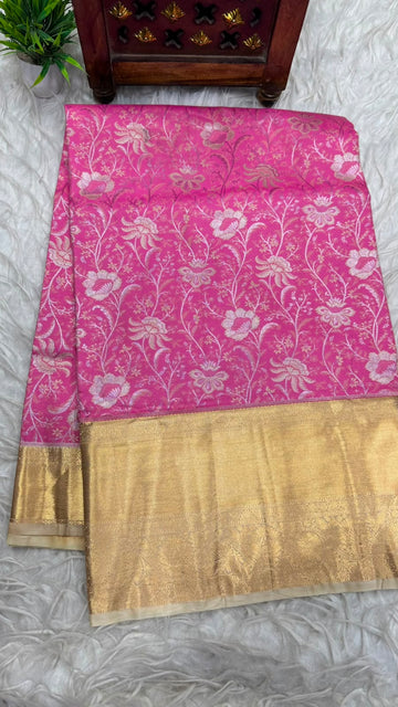 Double Ratium Dharmavaram Pattu Saree