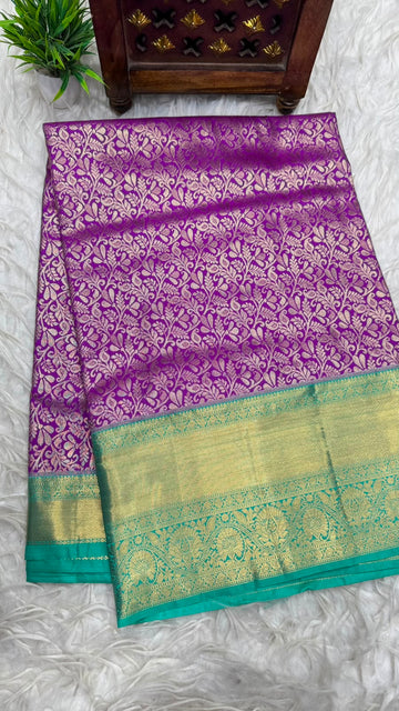 Double Ratium Dharmavaram Pattu Saree