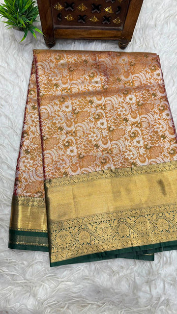 Double Ratium Dharmavaram Pattu Saree