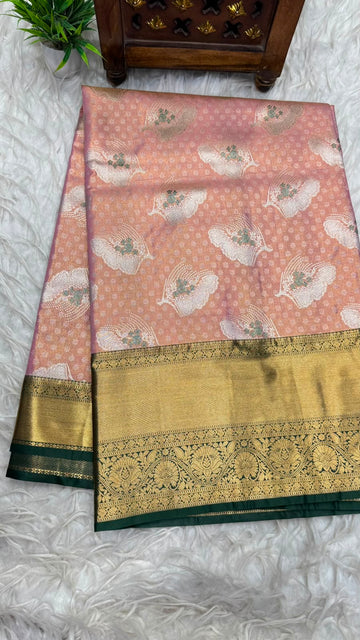 Double Ratium Dharmavaram Pattu Saree