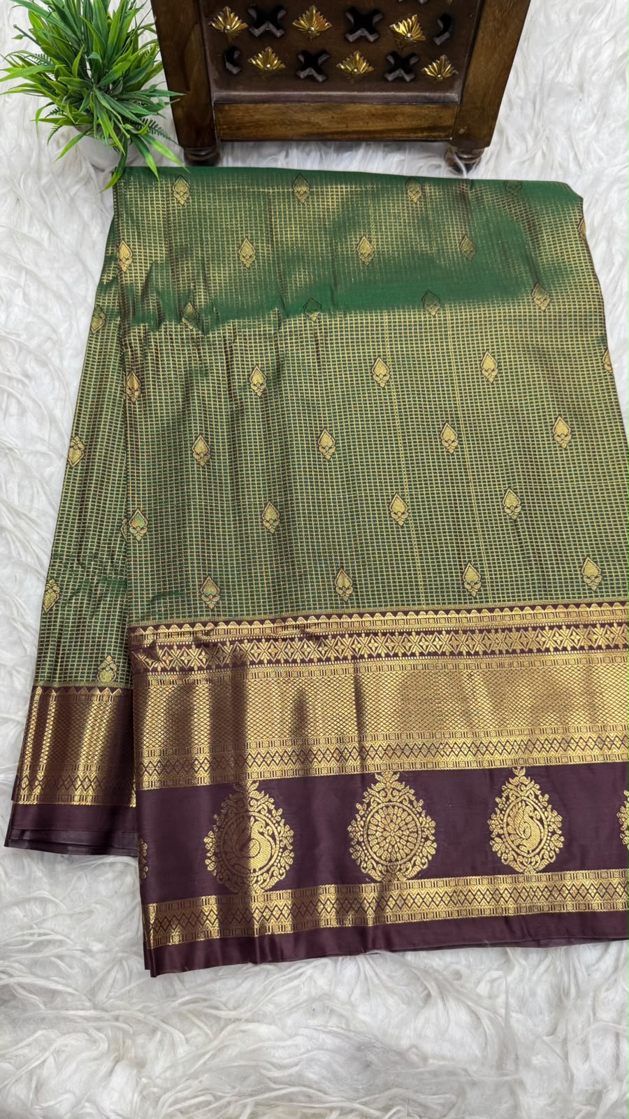 Double Ratium Dharmavaram Pattu Saree