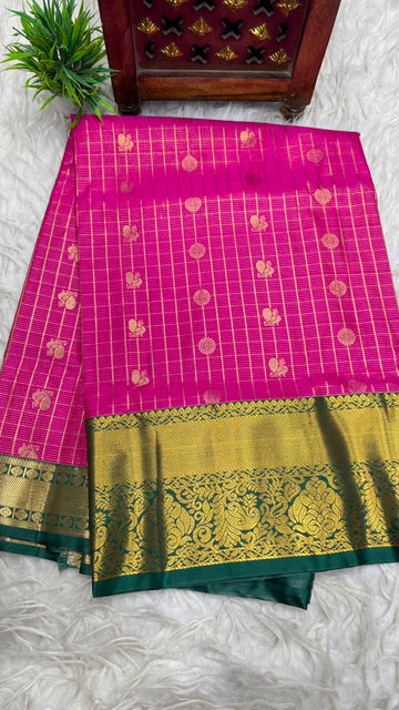 Double Ratium Dharmavaram Pattu Saree