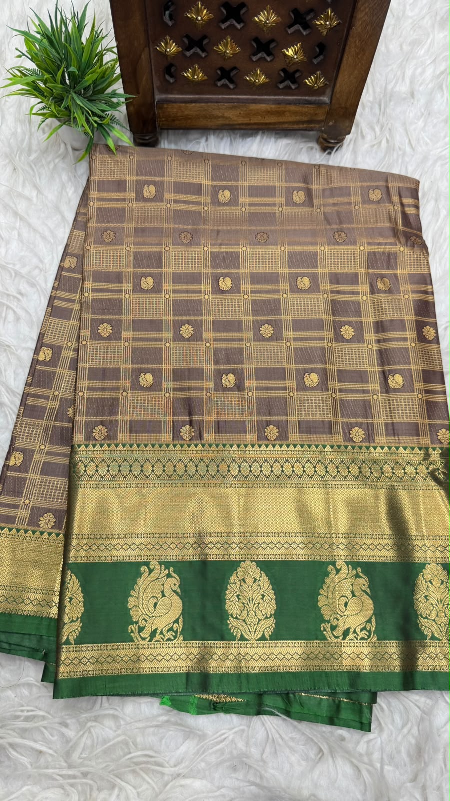 Double Ratium Dharmavaram Pattu Saree