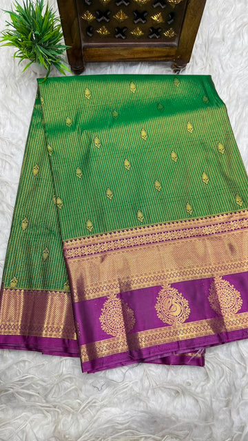 Double Ratium Dharmavaram Pattu Saree
