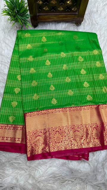 Double Ratium Dharmavaram Pattu Saree