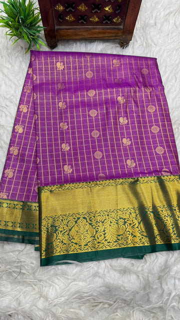 Double Ratium Dharmavaram Pattu Saree
